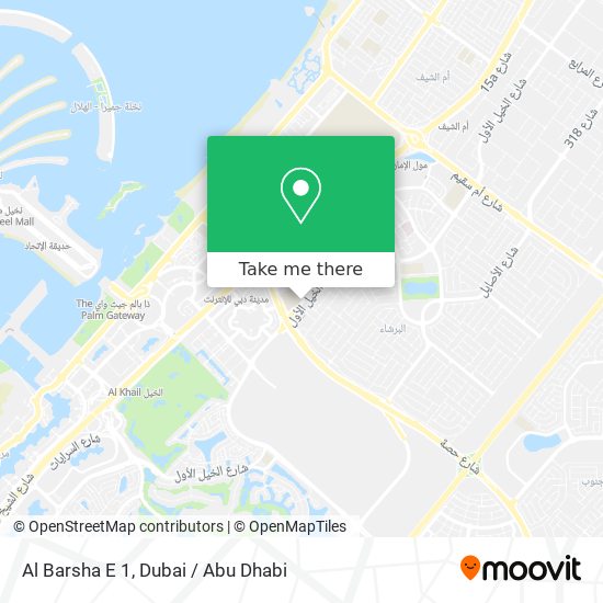 Al Barsha E 1 map