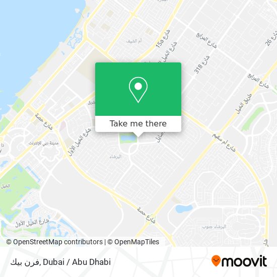 فرن بيك map
