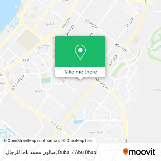 صالون محمد باجا للرجال map