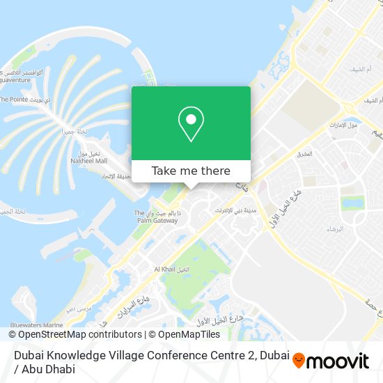 Dubai Knowledge Village Conference Centre 2 map