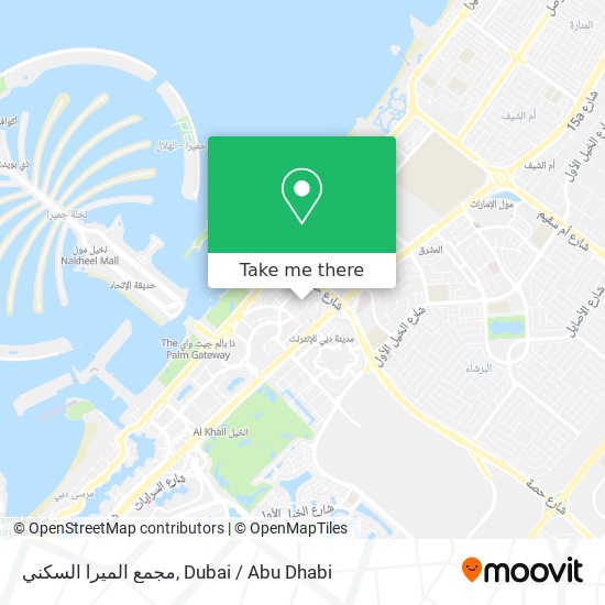 مجمع الميرا السكني map