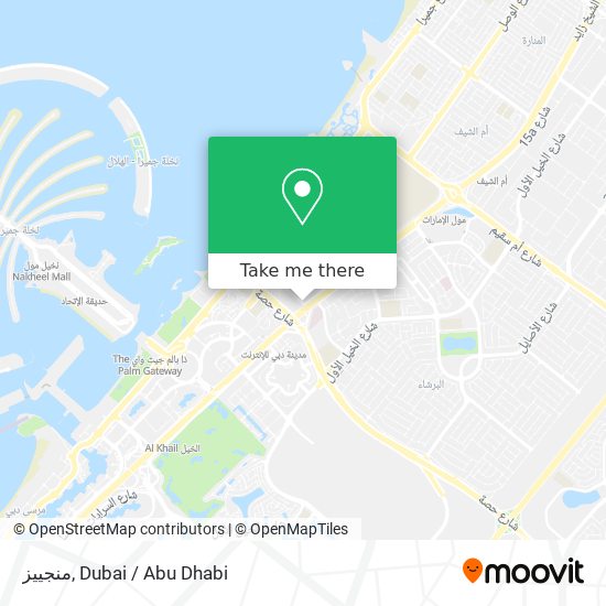 منجييز map