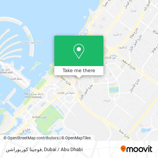 فوجيتا كوربوراشن map