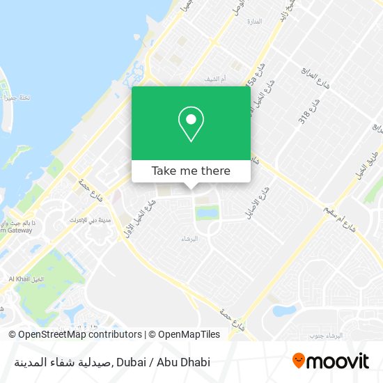 صيدلية شفاء المدينة map