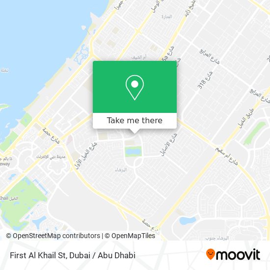 First Al Khail St map