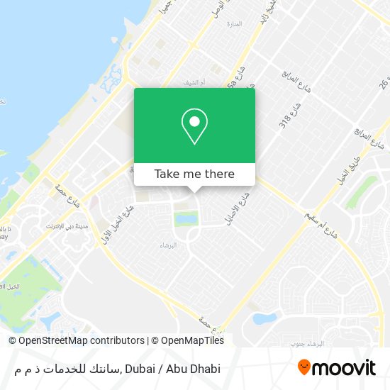 سانتك للخدمات ذ م م map