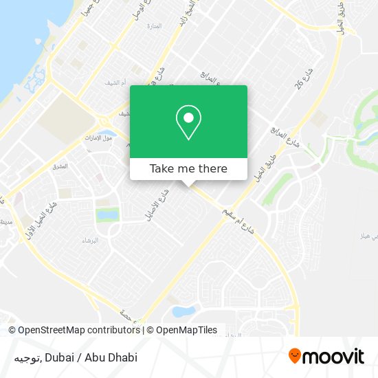 توجيه map