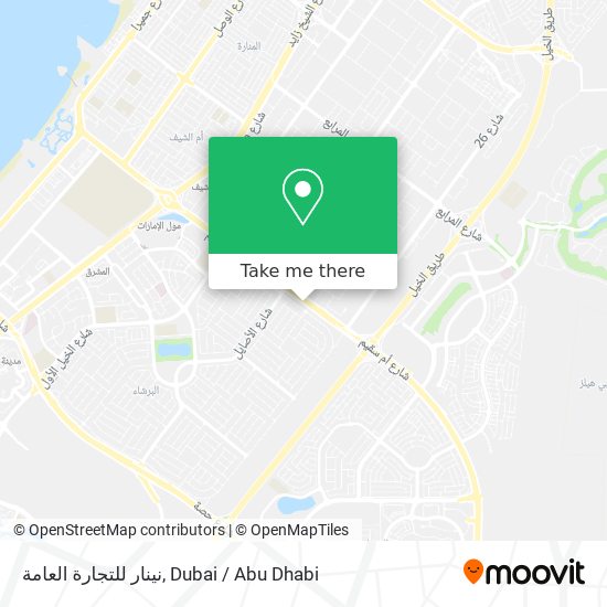 نينار للتجارة العامة map