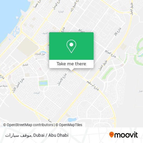 موقف سيارات map