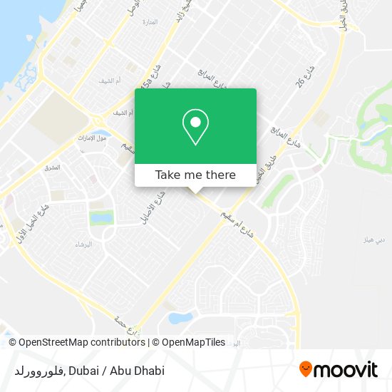 فلوروورلد map