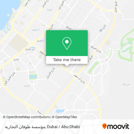 مؤسسة طوفان التجارية map