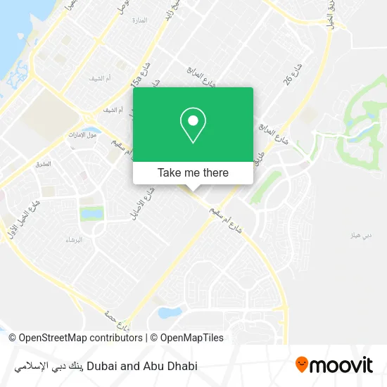 بنك دبي الإسلامي map