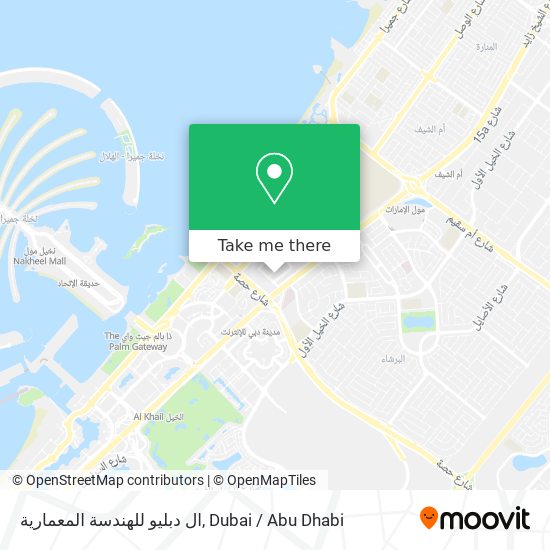 ال دبليو للهندسة المعمارية map