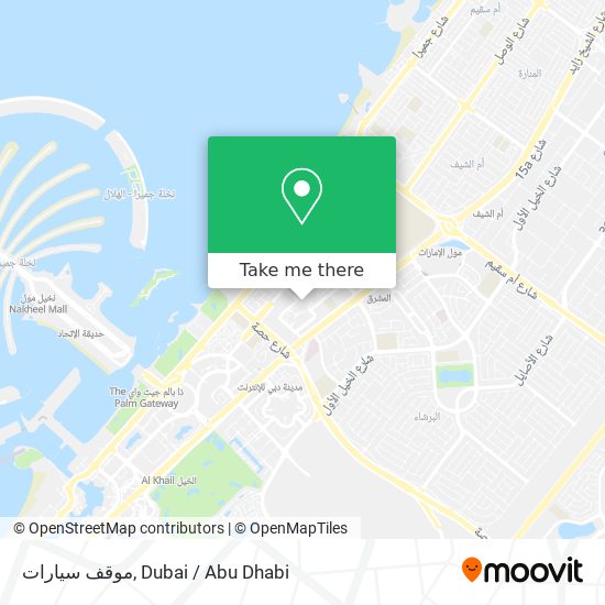 موقف سيارات map