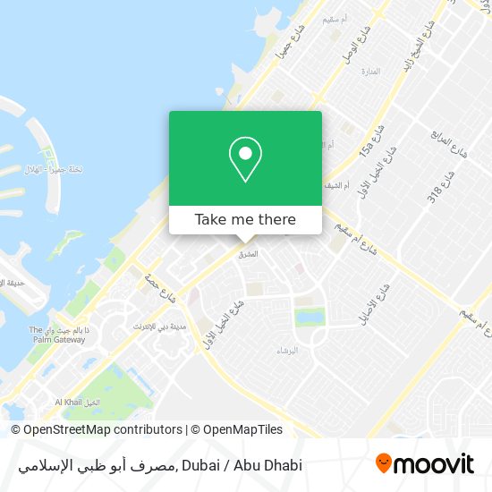 مصرف أبو ظبي الإسلامي map