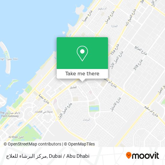 مركز البرشاء للعلاج map