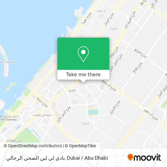 نادي لي لين الصحي الرجالي map