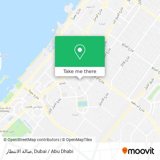 صالة الانتظار map