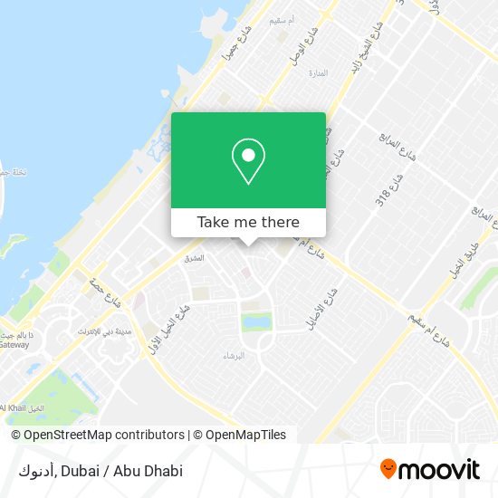 أدنوك map