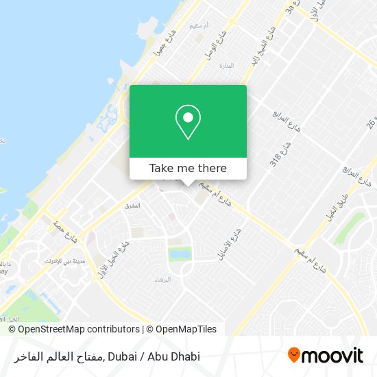 مفتاح العالم الفاخر map