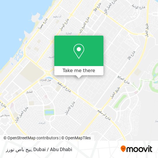 بيج باص تورز map