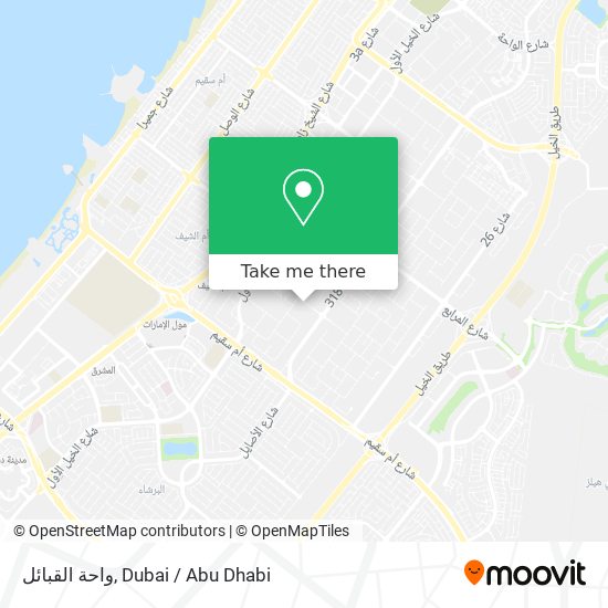 واحة القبائل map