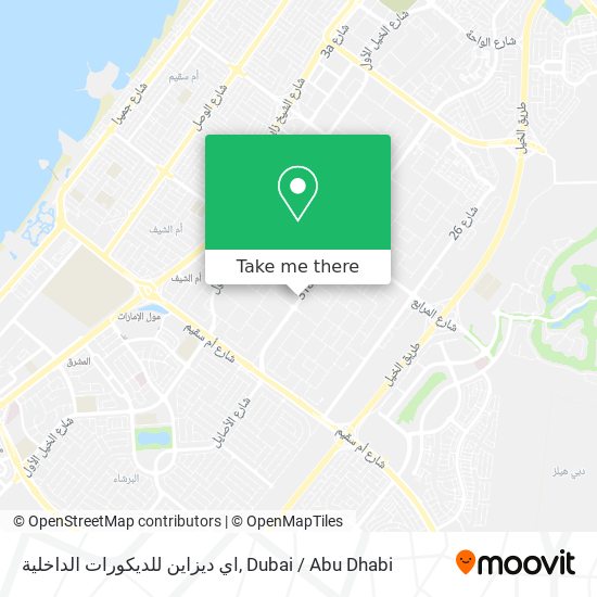 اي ديزاين للديكورات الداخلية map