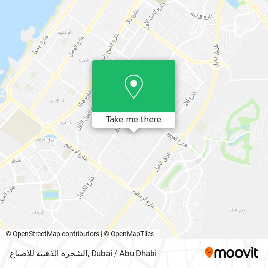 الشجرة الذهبية للاصباغ map