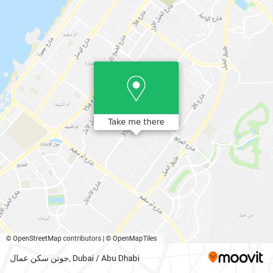 جوتن سكن عمال map