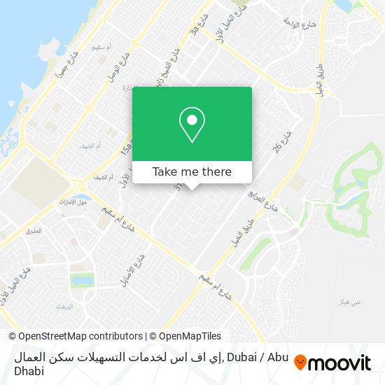 إي اف اس لخدمات التسهيلات سكن العمال map
