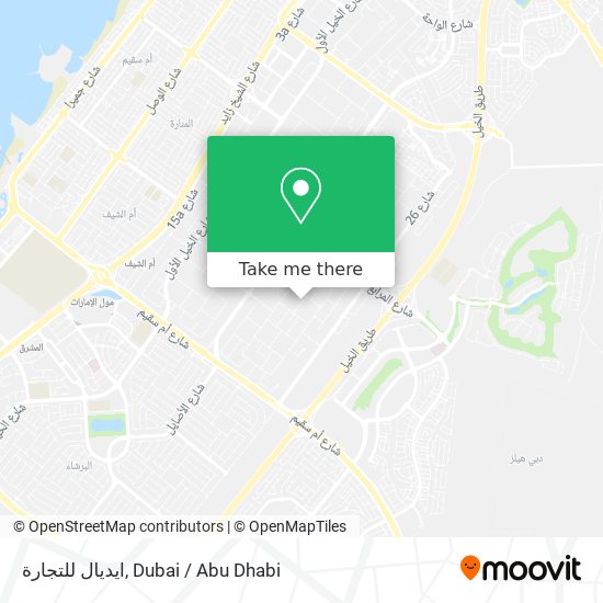 ايديال للتجارة map