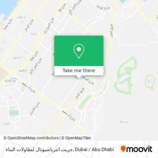 جريت انترناشيونال لمقاولات البناء map