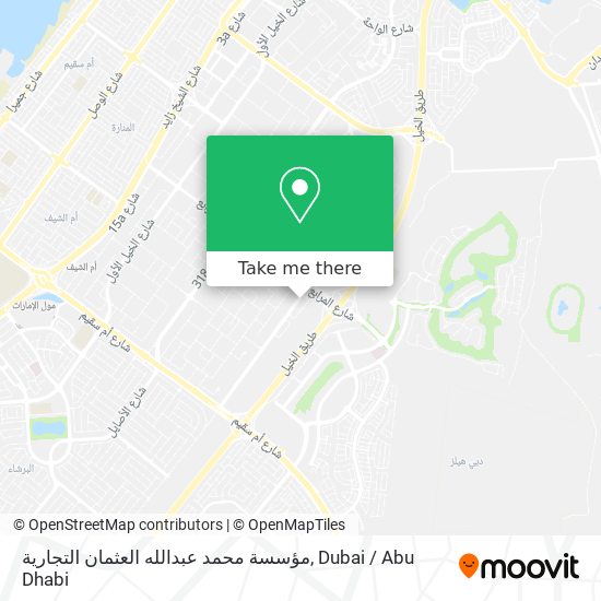 مؤسسة محمد عبدالله العثمان التجارية map