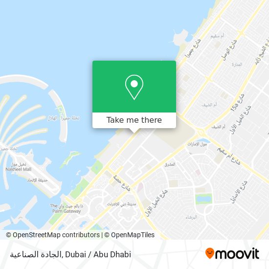 الجادة الصناعية map