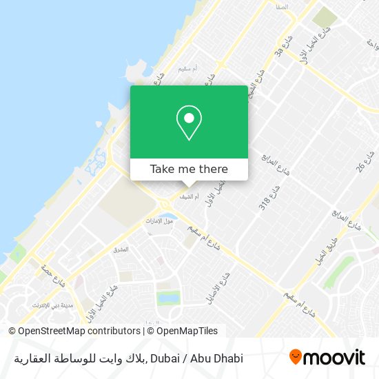 بلاك وايت للوساطة العقارية map