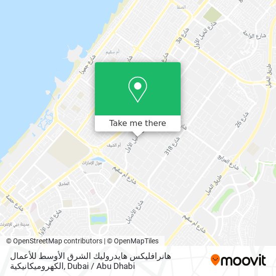 هانرافليكس هايدروليك الشرق الأوسط للأعمال الكهروميكانيكية map