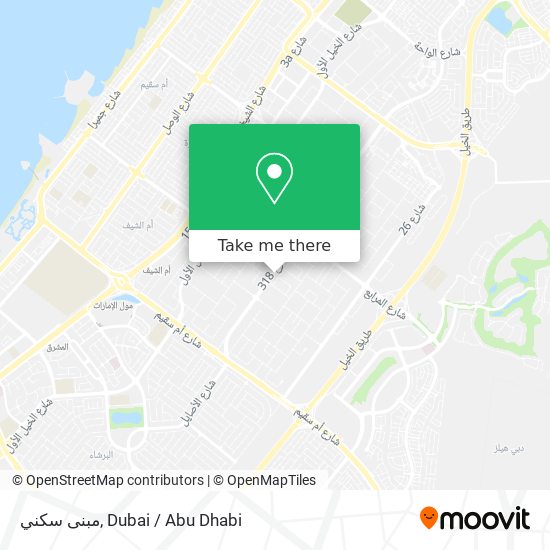 مبنى سكني map