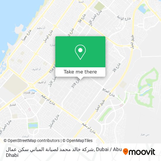 شركة خالد محمد لصيانة المباني سكن عمال map