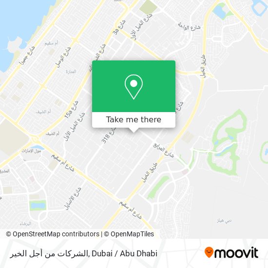 الشركات من أجل الخير map