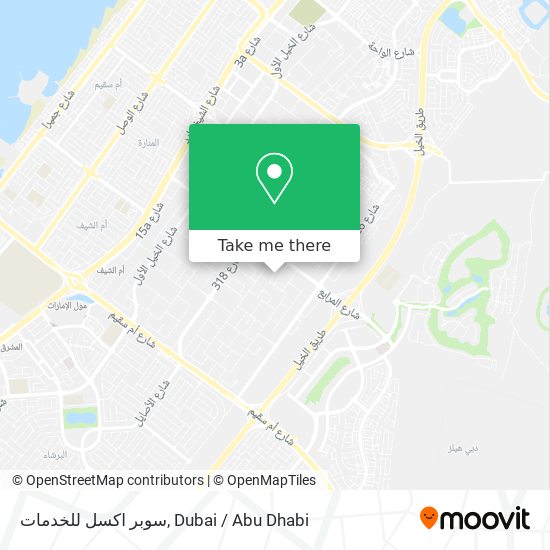 سوبر اكسل للخدمات map