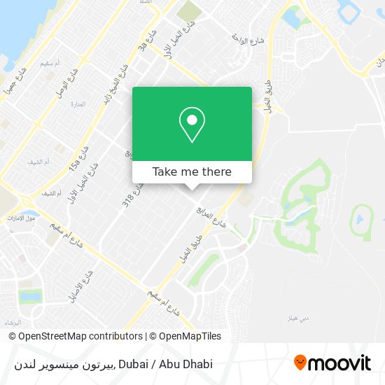 بيرتون مينسوير لندن map