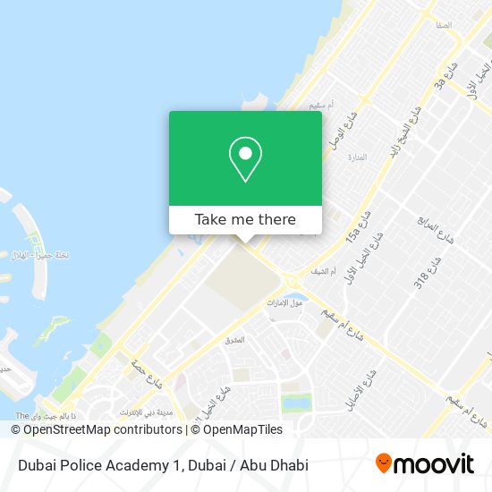 Dubai Police Academy 1 map