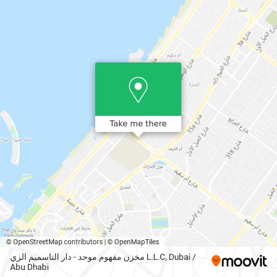 مخزن مفهوم موحد - دار التاسميم الزي L.L.C map