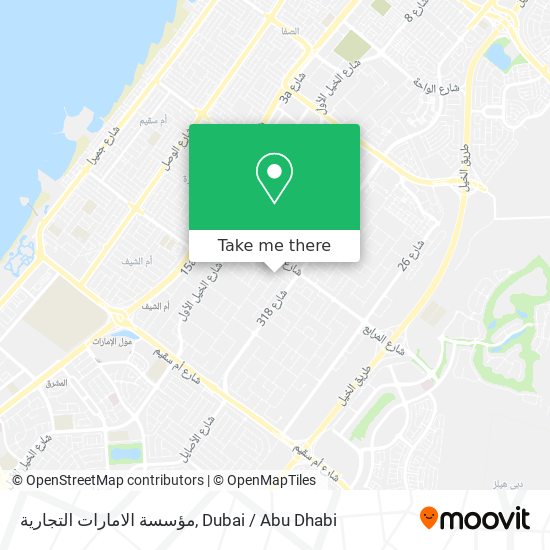 مؤسسة الامارات التجارية map