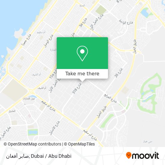 صابر أفغان map