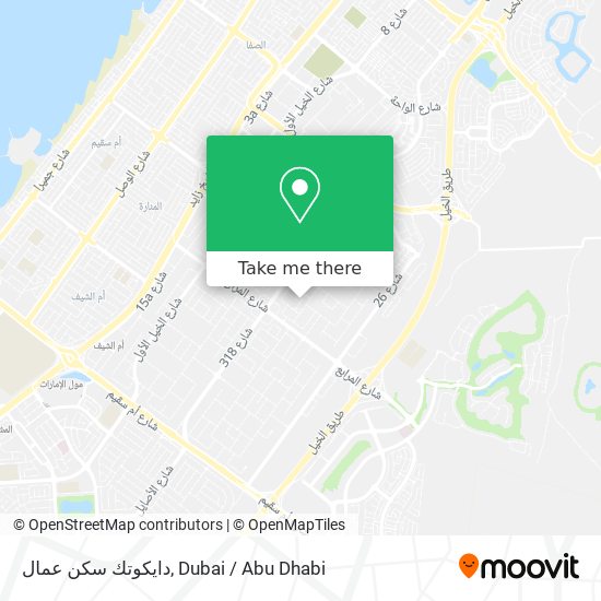 دايكوتك سكن عمال map