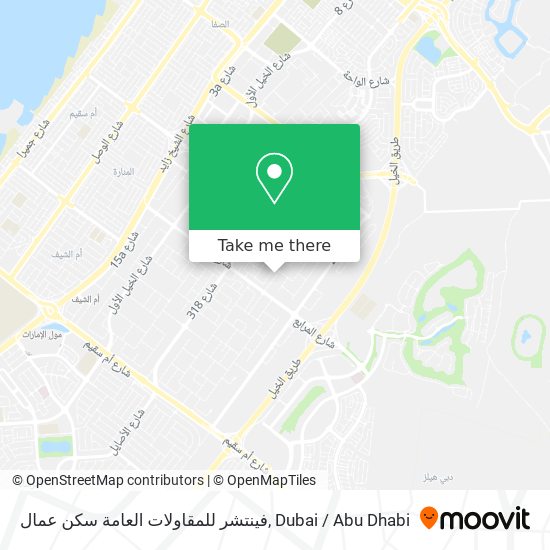 فينتشر للمقاولات العامة سكن عمال map