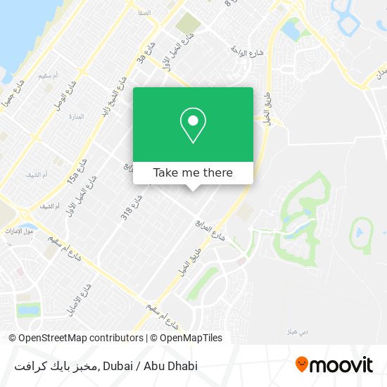 مخبز بايك كرافت map