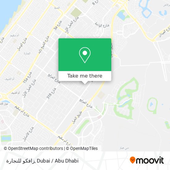 زافكو للتجارة map