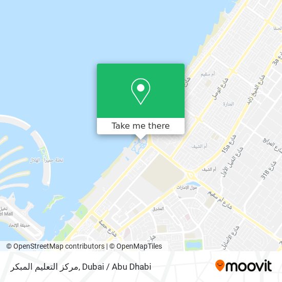 مركز التعليم المبكر map